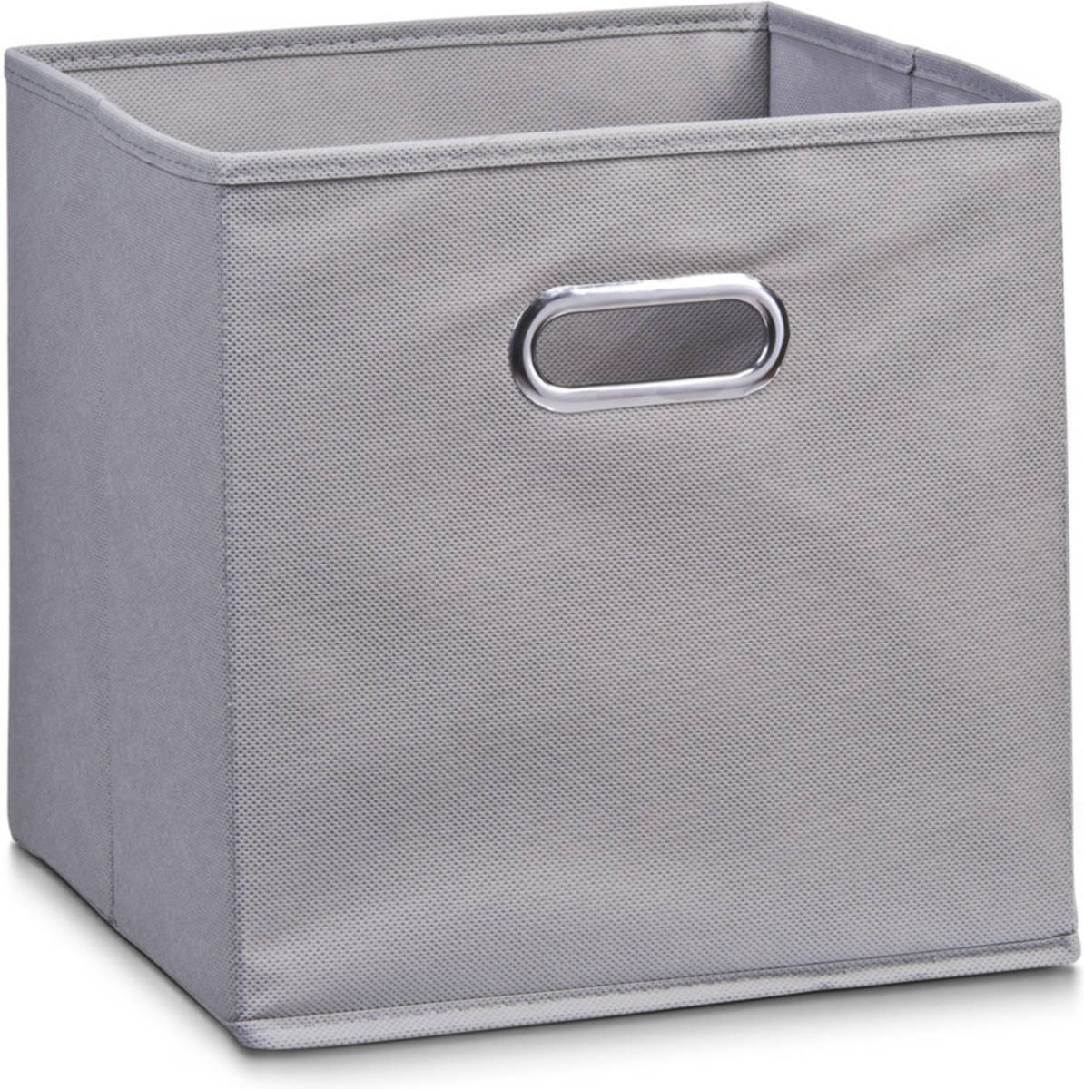 Shoppartners 1x Grijze Opbergmanden/kastmanden 28 X 28 Cm - Opbergmanden