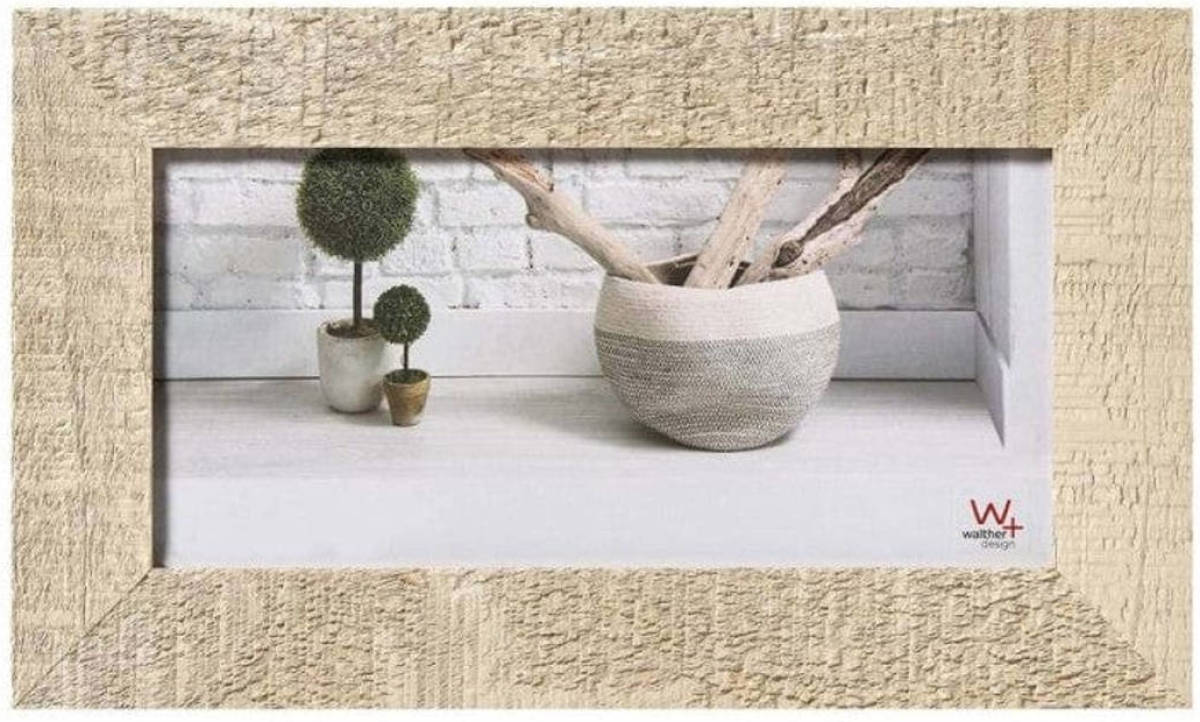 Walther Design Home Houten Fotolijst 20x10cm Crème Wit