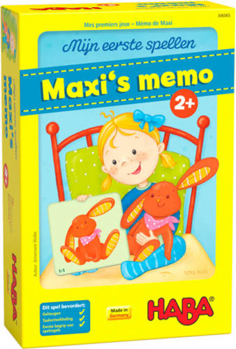 Haba Denkspel Mijn Eerste Spellen Maxi's Memo Junior (Nl)