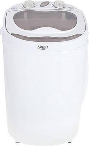 DealDonkey Adler Ad8055 - Mini Wasmachine Met Centrifuge - Wit