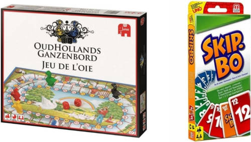 Hasbro Spellenbundel - 2 Stuks - Ganzenbord & Skip-bo