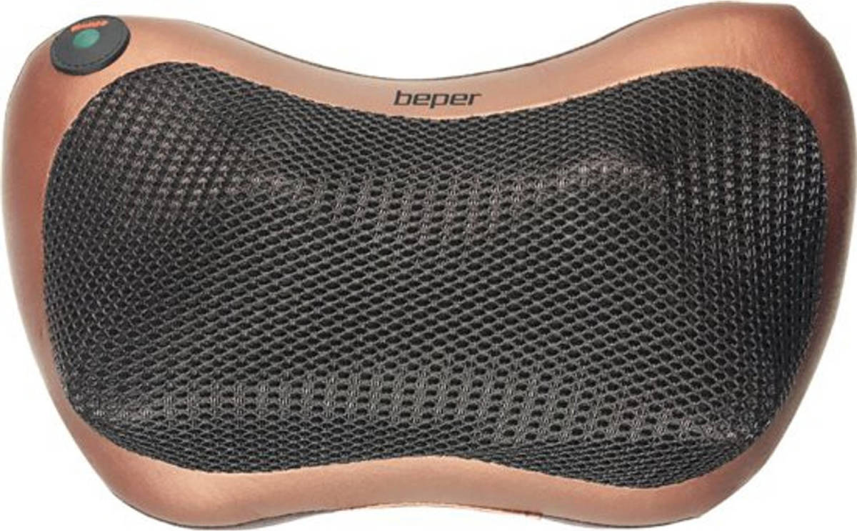 Beper Italia 40.501 - Massage Kussen Voor Nek En Rug - Voor In Huis Of Auto