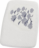 RIDDER Badmat Helgoland 38x72 Cm Wit En Blauw