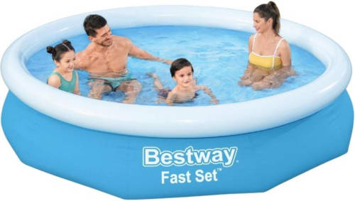 Bestway - Fast Set - Opblaasbaar Zwembad - 305x66 Cm - Rond