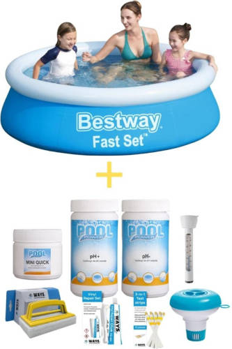 Bestway Zwembad - Fast Set - 183 X 51 Cm - Inclusief Onderhoudspakket Small