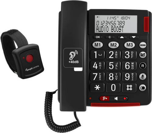 Amplicomms - Bigtel 50 Alarm Plus Bedrade Telefoon