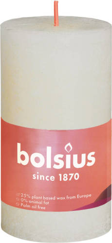 Bolsius Rustiek Shine Stompkaars 100/50 Soft Pearl