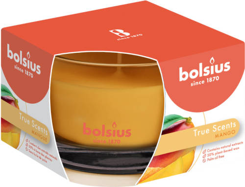 Bolsius Geurglas 63/90 True Scents Mango