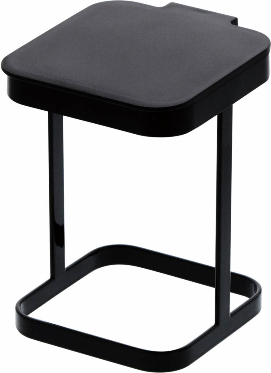 Yamazaki Compost Bin With Lid - Tower - Black