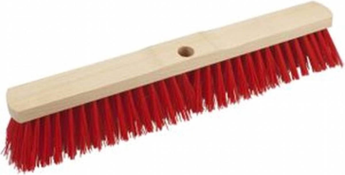 Synx Tools - Buiten Bezem 50cm - Bezems - Straatbezem Kunststof Haren - Bezems - Schrobborstels - Buitenbezem