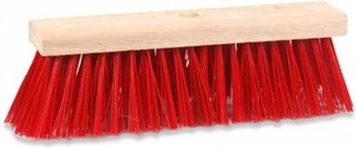Synx Tools - Buiten Bezem 40cm - Bezems - Straatbezem Kunststof Haren - Bezems - Schrobborstels - Buitenbezem