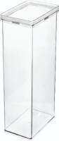 iDesign - Voorraadbus Met Deksel, 10.2 X 15.2 X 30.8 Cm, 3.5 L, Kunststof - iDesign The Home Edit