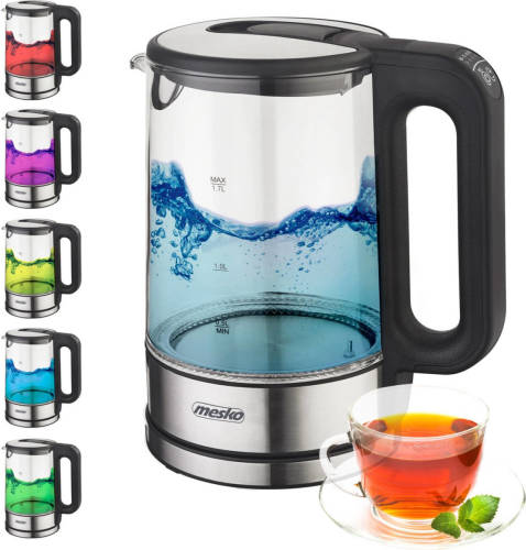 Mesko 1301 B - Waterkoker - Zwart - 1.7 Liter - 2200 Watt