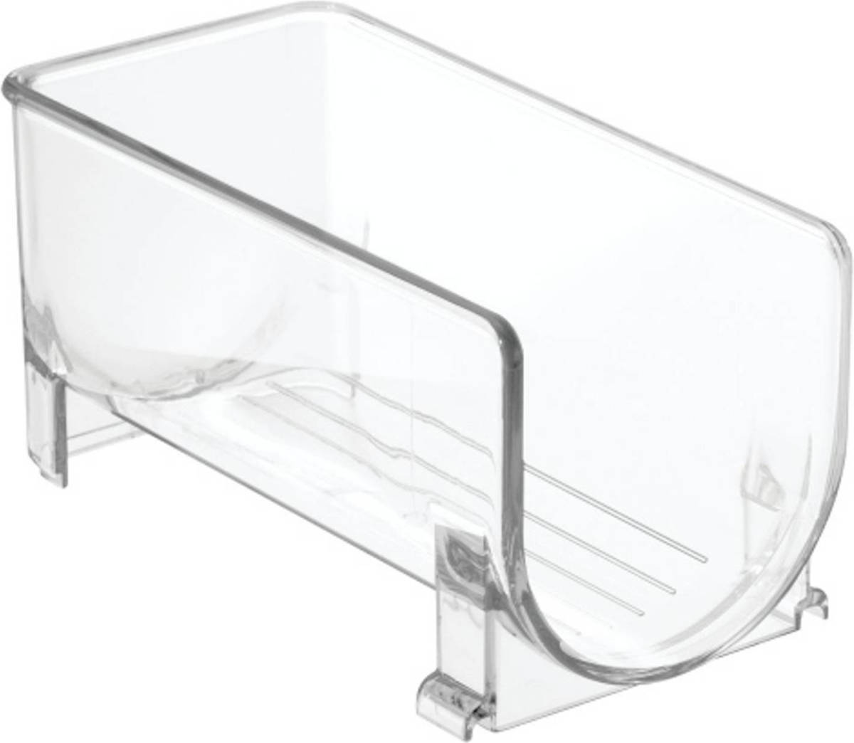 iDesign - Flessenhouder, 10.4 X 20.6 X 9.9 Cm, Stapelbaar, Kunststof, Transparant - iDesign Fridge Binz