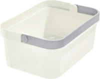 iDesign - Opbergmand Met Handvat, 22 X 33 X 13 Cm, Kunststof, Beige - iDesign Eco Storage