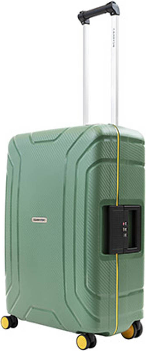 CarryOn Steward Tsa Reiskoffer - Trolley 65cm - Vaste Sloten - Groen