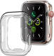 Basey Apple Watch Series 6 (44mm) Hoesje Siliconen Hoes Case Cover Apple Watch Series 6 (44mm)-transparant