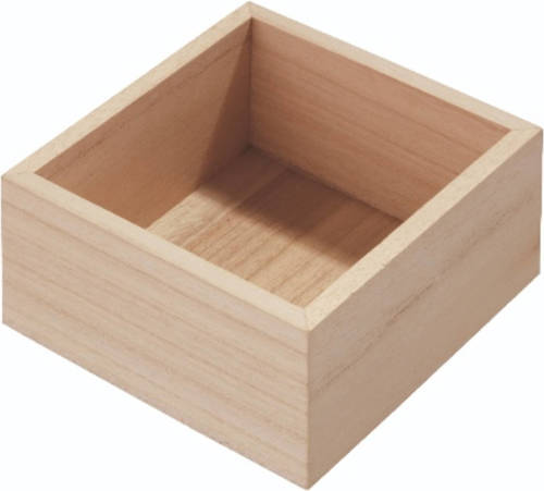 iDesign - Lade Organizer, 12.7 X 12.7 X 6.3 Cm, Paulownia Hout - iDesign Eco Wood