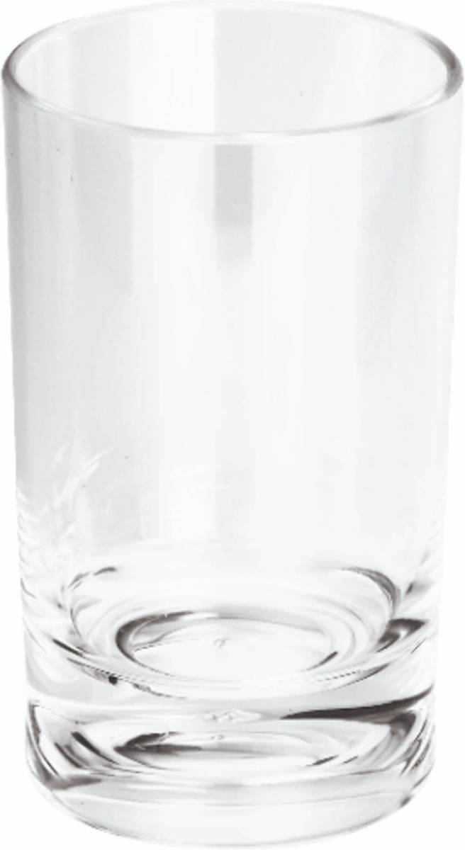 iDesign - Badkamer Drinkglas, Kunststof, Transparant - iDesign Eva