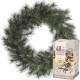 Decoris Kerstkrans Malmo 50 Cm Incl. Verlichting Warm Wit 4m - Kerstkransen