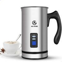 AG 190 Melkopschuimer - Electrisch - Melkschuimer - Roestvrij Staal - Anti Aanbaklaag - Temperatuurregeling - 3- In 1