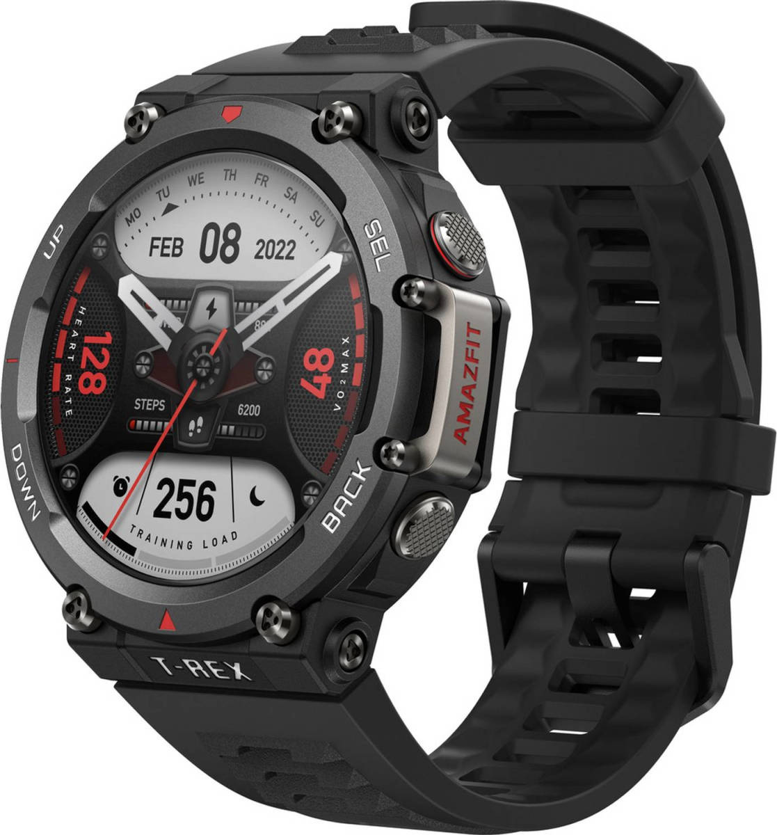 Amazfit T-rex 2 47mm Smartwatch Zwart