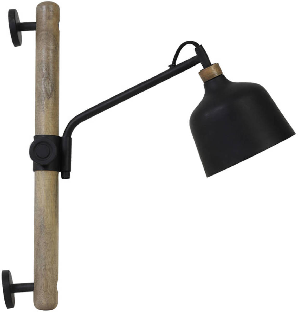 Light & Living - Wandlamp Banu - 40x14x44cm - Zwart