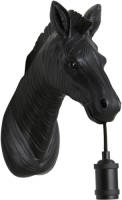 Light & Living - Wandlamp Zebra - 34.5x16x24.5cm - Zwart