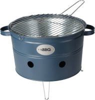 ProGarden Barbecue Emmer Met 2 Handvatten 34,5 Cm Mat Donkerblauw
