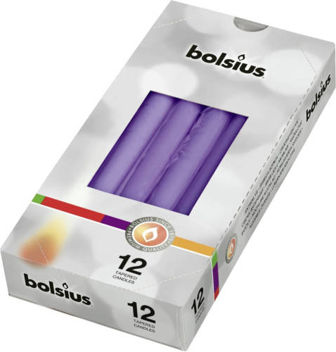 Bolsius 5 Stuks Gotische Kaarsen Doos 12 Ultra Violet.