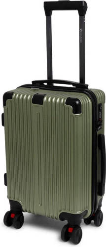Norlander Lux Traveler Reiskoffer - Handbagage Koffer - 53 X 33 X 21 Cm - Groen