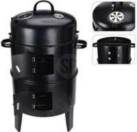 ProGarden Houtskoolbarbecue Met Haard En 2 Grillroosters Zwart