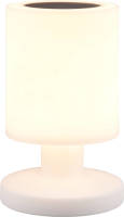 BES LED Led Tafellamp Op Zonne-energie - Solar Tafellamp - Trion Silvin - Usb Oplaadbaar - Warm Wit 3000k - Spatwaterdicht Ip44