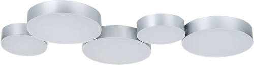 Beliani Luga - Plafondlamp-zilver-ijzer