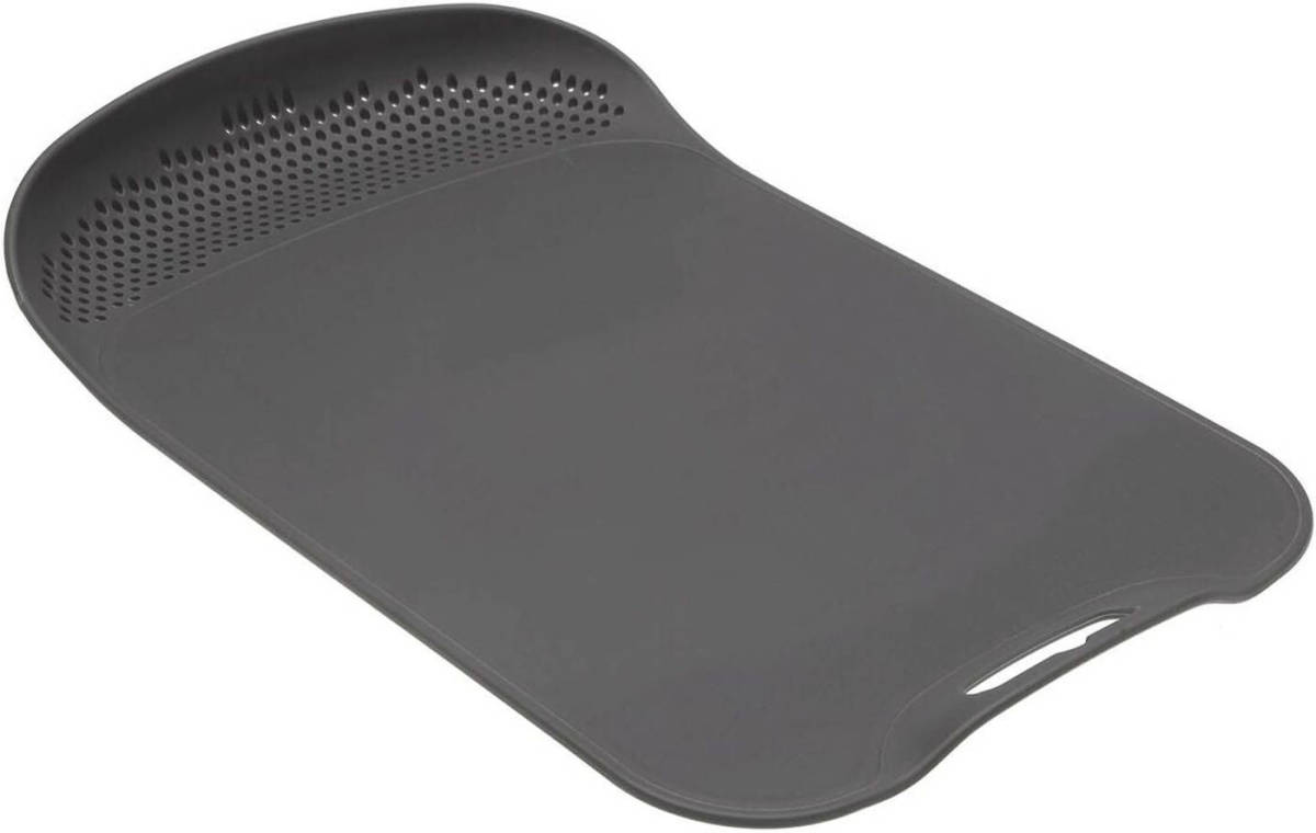 Snijplank Versa Grijs Polypropyleen (24 X 4,3 X 38 Cm)