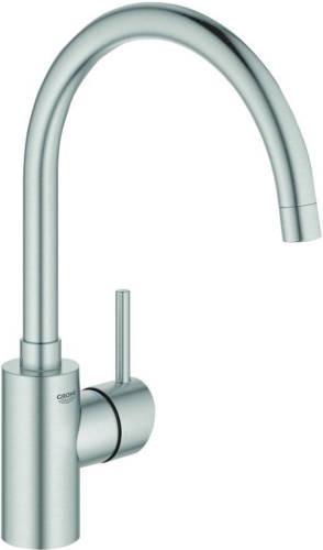 Grohe 32661dc3 Grohe Concetto Zero Steel - Keukenkranen