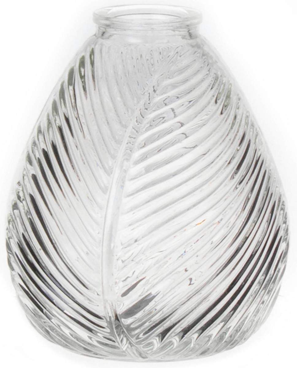 Bellatio Design Bloemenvaas - Helder - Transparant Glas - D14 X H16 Cm - Vazen