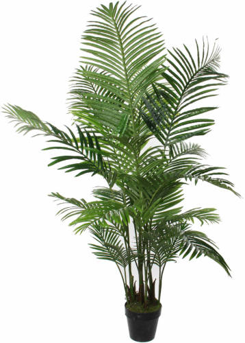 Mica Decorations Palm Kunstplant - Groen - H130 X D125 Cm - Kunstplanten