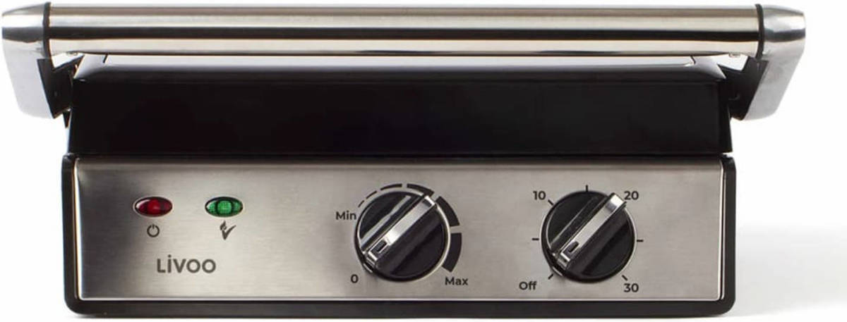 Livoo Contactgrill 2000 W Grijs