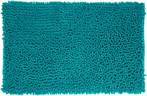 Atmosphera Badkamerkleedje/badmat Maxi-noppen Voor Op De Vloer Aqua Blauw 50 X 80 Cm - Badmatjes