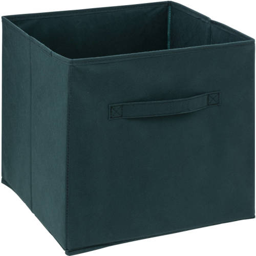 5five Opbergmand/kastmand - 29 Liter - Emerald Groen - 31 X 31 X 31 Cm - Opbergmanden