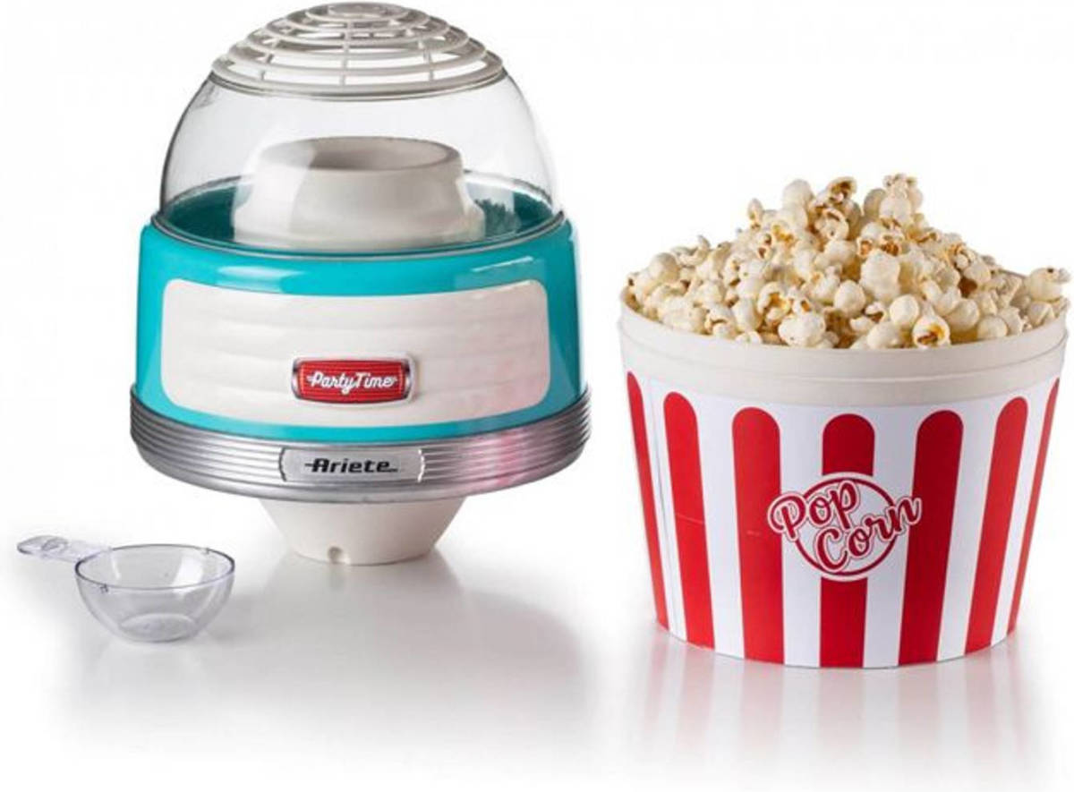 Ariete Popcorn Machine Xl - 2 Minuten Bereidingstijd - Blauw