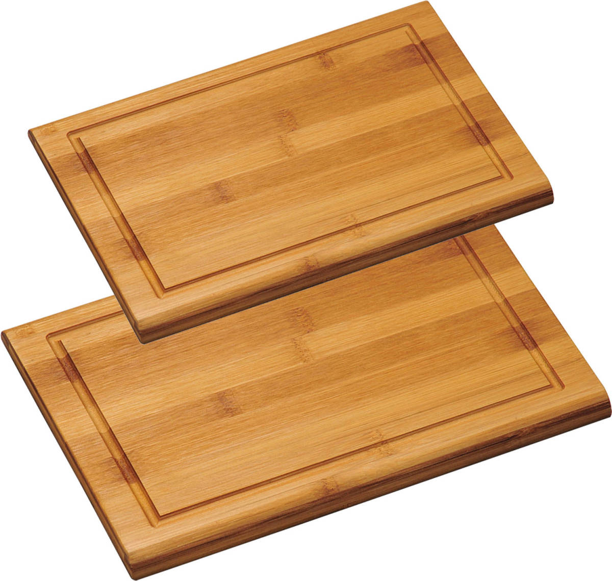 Kesper Bamboe Houten Snijplanken Voordeel Set In 2 Verschillende Formaten - Snijplanken