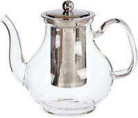 Vivalto Glazen Theepot 1100 Ml Met Filter/infuser En Handvat - Theepotten
