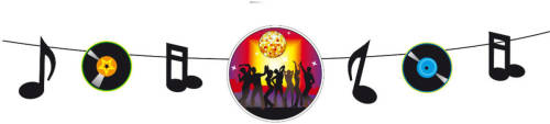 Bellatio Decorations Seventies/eighties Disco Thema Slinger 1,5 Meter - Feestslingers