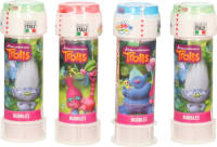 4x Trolls/trollen Bellenblaas Flesjes Met Bal Spelletje In Dop 60 Ml Voor Kinderen - Bellenblaas