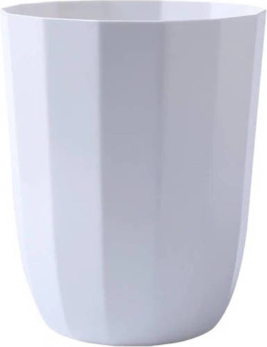 QUVIO Prullenbak Plastic - Wit