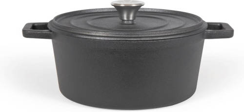 Livoo - Mep139 - Ronde Gietijzeren Braadpan - 4 Liter