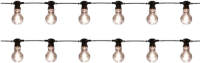 Anna's Collection 2x Stuks Buiten Feestverlichting Lichtsnoer Warm Witte Lampbolletjes 10 M - Lichtsnoer Voor Buiten