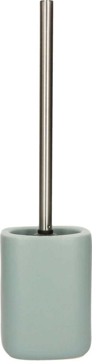 Items Toiletborstel Lichtgrijs Met Houder Van Steen 40 Cm - Toiletborstels